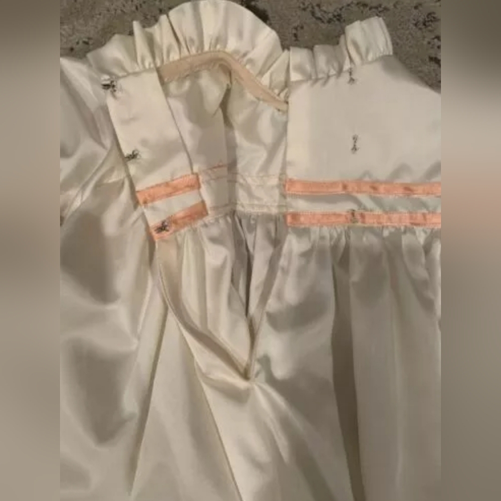 Vintage Handmade Flower Girl Dress - Picture 7 of 9